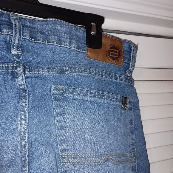 Buffalo David Button Men's Jeans Size 32x32 Ash-X Distressed Skinny Leg - Picture 5 of 7